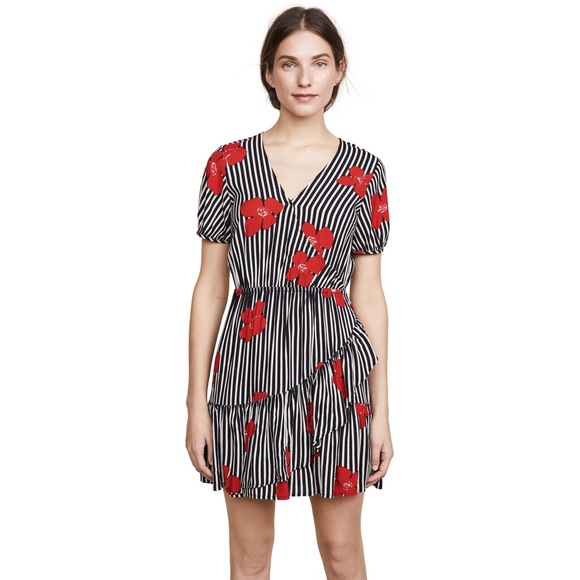 Madewell Dresses & Skirts - NWT Madewell Bianca Ruffle Wrap Dress Size 00